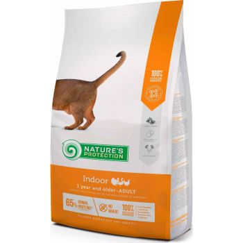 Сухий корм для дорослих котів мешкаючих у будинку Nature's Protection Indoor 2кг (NPS45764) | Фото 2