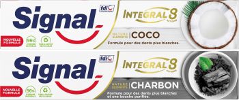 Відбілююча зубна паста Signal Integral 8 Nature Elements з кокосом 75 мл Відбілююча зубна паста Signal Integral 8 Nature Elements з кокосом 75 мл | Фото 3