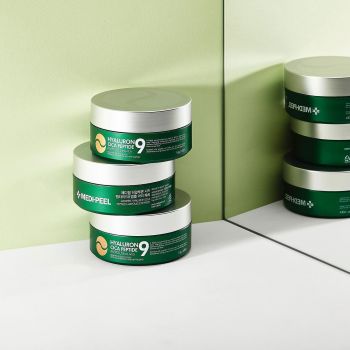 Патчі Medi-Peel заспокійливі з комплексом пептидами Peel Hyaluron Cica Peptide 9 Ampoule Eye Patch | Фото 7