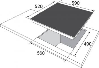 Варильна поверхня газова HANSA BHGI630542 Варильна поверхня газова HANSA BHGI630542 | Фото 2