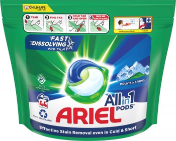 Капсули для прання ARIEL Pods All-in-1 Гірське джерело 44 шт (8001090337108) | Фото 6