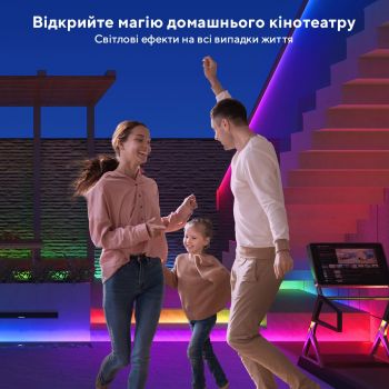Стрічка світлодіодна розумна Govee H6172 Phantasy Outdoor LED RGBIC Strip Lights (H61723D1) Стрічка світлодіодна розумна Govee H6172 Phantasy Outdoor LED RGBIC Strip Lights (H61723D1) | Фото 2
