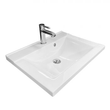 Раковина Adamant Quanto 600х447х140мм біла (4824296206101) Купить раковину Раковина Adamant Quanto 600х447х140мм біла (4824296206101) | Фото 1