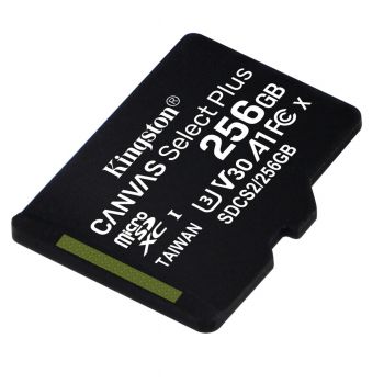Карта пам`яті KINGSTON microSDXC 256GB Class 10 UHS-I R100MB/s (SDCS2/256GBSP) | Фото 2
