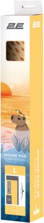 Килимок для миші 2E CAPYBARRA L Yellow (800х400х2мм) (2E-PAD-L-CAPY-YELLOW) | Фото 2