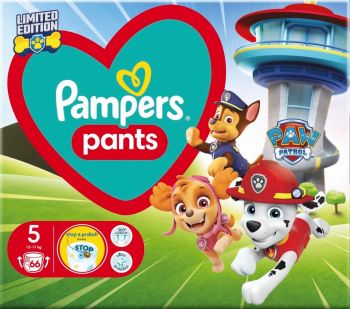 Підгузки-трусики PAMPERS Paw Patrol Pants Junior 12-17кг 66 шт (8006540863619) | Фото 3