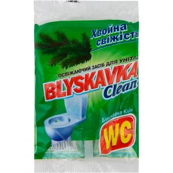 Освіжаючий засіб для унітазу Blyskavka Clean Хвойна свіжість (4820055140942) | Фото 1