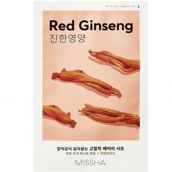 Купить маску для лица Маска для обличчя MISSHA Airy Fit Червоний женьшень 19 г (8809581454774) | Фото 1