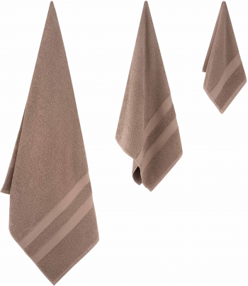 Рушник махровий Ardesto Splendid 50х90см, бежевий (ART2350BE) | Фото 4