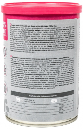 Вологий корм для котів Pet Chef з Куркою 415 г (4820255193564) Вологий корм для котів Pet Chef з Куркою 415 г (4820255193564) | Фото 6