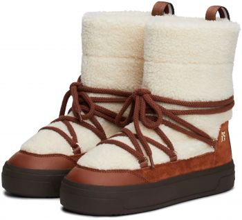Чоботи жіночі Tommy Hilfiger Lace-Up Faux Shearling Snowboot FW0FW08252-GPK 38 молочні Чоботи жіночі Tommy Hilfiger Lace-Up Faux Shearling Snowboot FW0FW08252-GPK 38 молочні | Фото 3