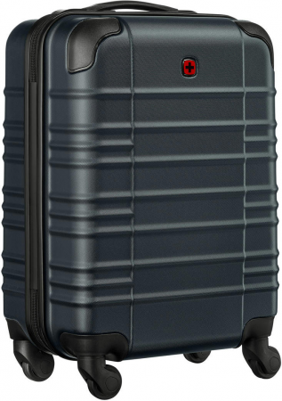 Валіза WENGER, Amplar, мала, пластик, 4 колеса, синя (653144) | Фото 4