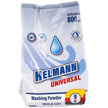 Пральний порошок Helmann автомат для всіх типів прання 800 г (4820268103918) | Фото 1