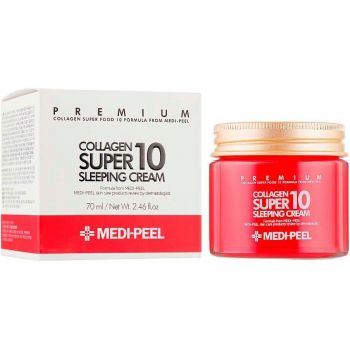 Крем для обличчя нічний MEDI-PEEL Collagen Super 10 омолоджуючий з колагеном 70мл (8809409342382) | Фото 1