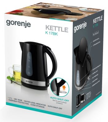 Електрочайник GORENJE K17BK | Фото 6
