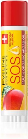 Eveline Cosmetics Поживний бальзам для губ – exotic mango серії sos 100% organic argan oil Eveline Cosmetics Поживний бальзам для губ – exotic mango серії sos 100% organic argan oil | Фото 2