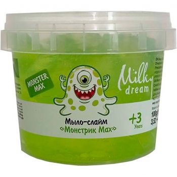 Дитяче мило-слайм Milky Dream Kids Монстрік Мах 100г (4820205303234) | Фото 1