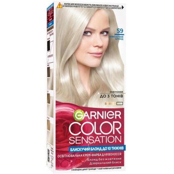 Фарба для волосся Garnier Color Sensation S9 Блискучий блонд (3600541929845) | Фото 1