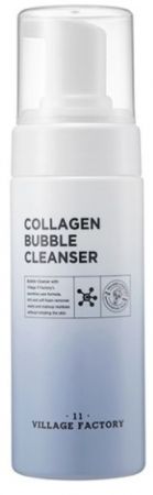 Очищаюча пінка для вмивання Village 11 Factory Collagen Bubble Cleanser з колагеном 150 мл (8809663750558) | Фото 1