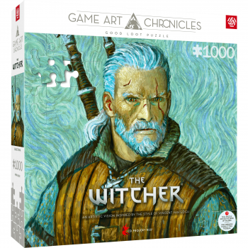 Пазл The Witcher Geralt of Rivia & Vincent van Gogh 1000 ел. (5908305247548) | Фото 1