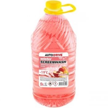 Омивач скла Auto Drive Зимовий Winter Screen Wash Peach -19°С 5л (AD0141) | Фото 1