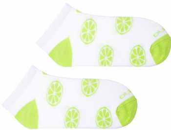 Шкарпетки дитячі Duna 23-26 1 пара білі з салатовим принтом Цитрусові (4823094637077) | Фото 3