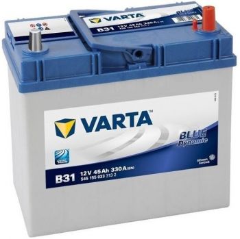 Автомобільний акумулятор VARTA 45Ah-12v BD (B31), R+, EN330 Азія, тонкі клеми (5237158) | Фото 1