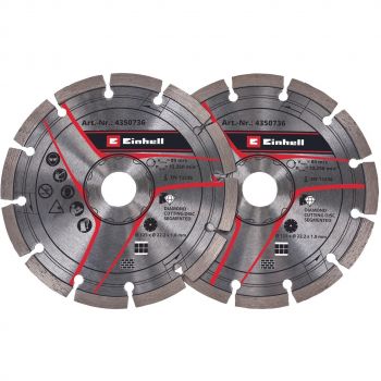Диски для бороздоробу Einhell 125х22.2мм, 2шт (4350736) | Фото 1