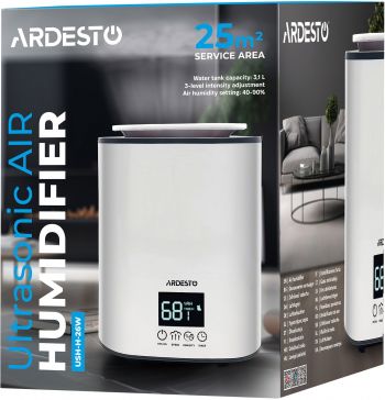Купить увлажнитель и очиститель воздуха Зволожувач повітря ARDESTO USH-H-26W | Фото 8