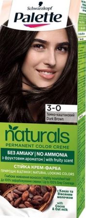 Palette Naturals 3-0 Темно-каштановий (3838824171524) | Фото 1