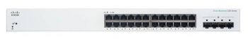 Комутатор Cisco CBS220 Smart 24-port GE, 4x1G SFP (CBS220-24T-4G-EU) | Фото 1