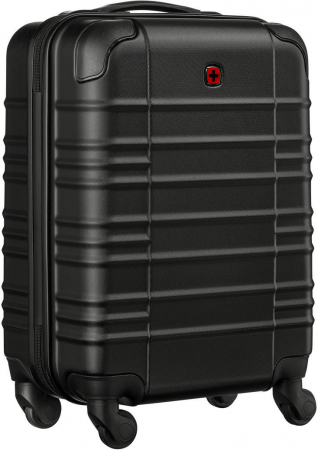 Валіза WENGER, Amplar, мала, пластик, 4 колеса, чорний (653143) | Фото 2