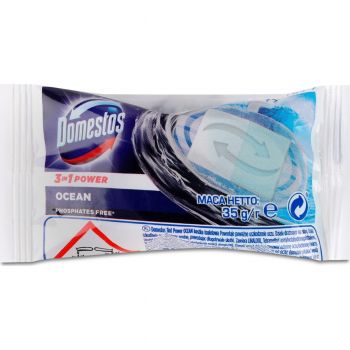 Туалетний блок Domestos Атлантик Змінний блок 35 г (8720182778765) | Фото 1
