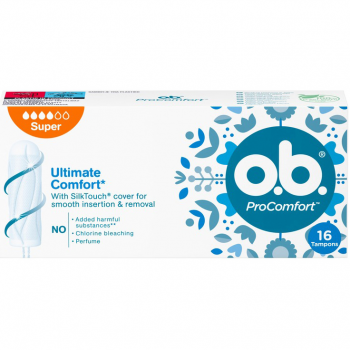 Купить средство женской гигиены o.b. ProComfort Super, 16 шт (3574661331164) | Фото 1