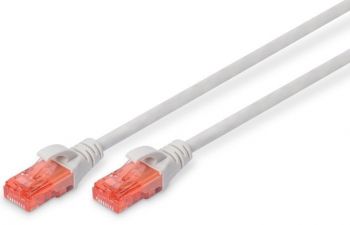 DIGITUS CAT 6 UTP, 20м, AWG 26/7, Cu, LSZH, серый (DK-1617-200) | Фото 1