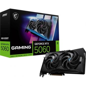 Відеокарта MSI GeForce RTX 5060 8GB GDDR7 GAMING OC (912-V537-005) | Фото 1