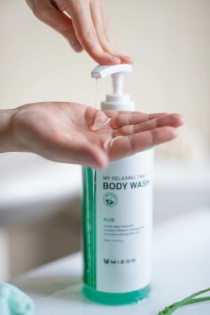 Гель для душу Mizon My Relaxing Time Aloe, 800 мл (8809132968927) | Фото 3