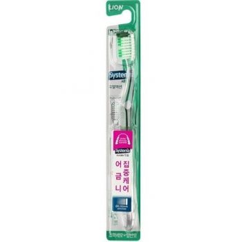 Lion Korea Systema Toothbrush Dual Action Глибоке очищення середня жорсткість (8806325608738) | Фото 1