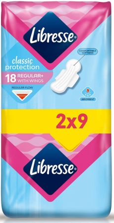 Прокладки гігієнічні LIBRESSE Classic Protection Regular, 18 шт. (7322541233604) Прокладки гігієнічні LIBRESSE Classic Protection Regular, 18 шт. (7322541233604) | Фото 2