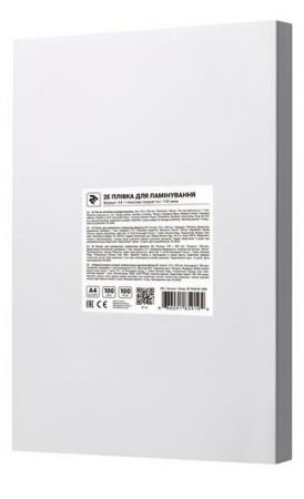 2E A4, глянцевое покрытие, 100 мкм, 100шт (2E-FILM-A4-100G) 2E A4, глянцевое покрытие, 100 мкм, 100шт (2E-FILM-A4-100G) | Фото 1