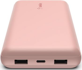 BELKIN 20000mAh 15W Dual USB-A, USB-C Rose Gold (BPB012BTRG) | Фото 2