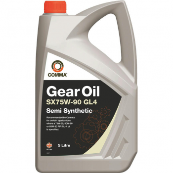 Олива трансмісійна Comma GEAR OIL SX75W-90 GL4 5л (SXGL45L) Олива трансмісійна Comma GEAR OIL SX75W-90 GL4 5л (SXGL45L) | Фото 1
