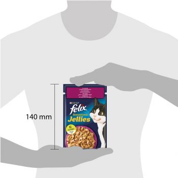 Purina Felix Sensations Jellies З качкою в желе зі шпинатом, 85 г (7613039831281) Purina Felix Sensations Jellies З качкою в желе зі шпинатом, 85 г (7613039831281) | Фото 4