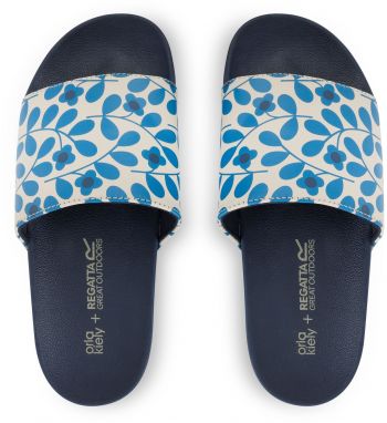 Шльопанці жіночі Regatta OrlaSlide RWF761-F67 40 (6.5 UK) сині з білим | Фото 4