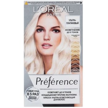 Купить краску для волос Фарба для волосся L'Oréal Paris Preference Ультраплатинова (3600522272960) | Фото 1
