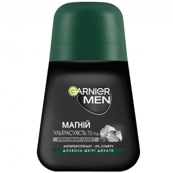 Антиперспірант роликовий Garnier Men Mineral Магній ультрасухість 50мл (3600542310031) | Фото 1