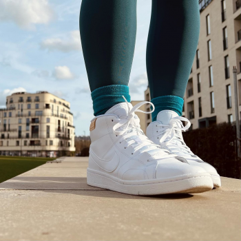 Кеди високі жіночі Nike Court Royale 2 Mid CT1725-100 36.5 (6 US) білі (194497888453) | Фото 9