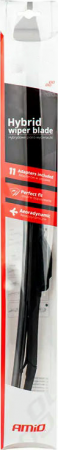 Щітка склоочисника Amio Hybrid Multiconnect 11-адапторна 23