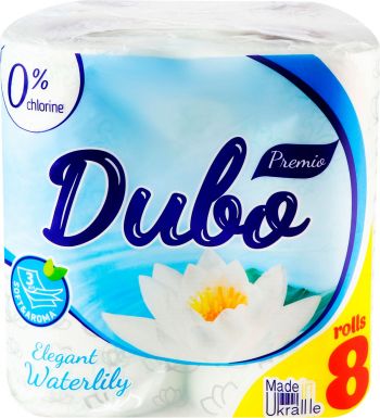 Туалетний папір Диво Premio Waterlily 3 шари 8шт (4820003837740) | Фото 2