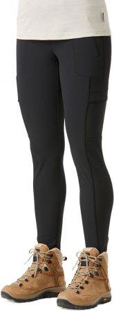 Легінси жіночі для трекінга Forclaz Travel 500 надміцні 8642109 L чорні | Фото 2
